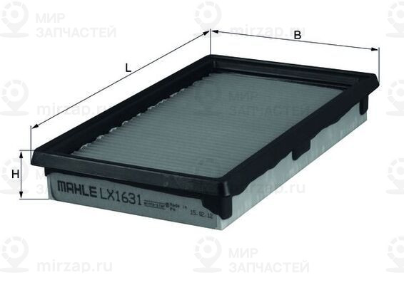 Воздушный фильтр MAHLE LX1631