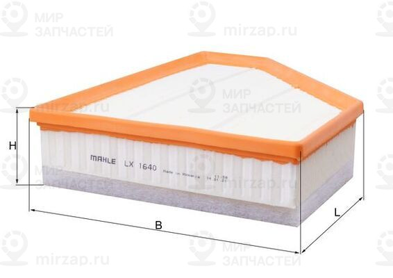 Воздушный фильтр MAHLE LX1640