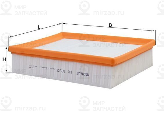 Запчасть MAHLE LX1652