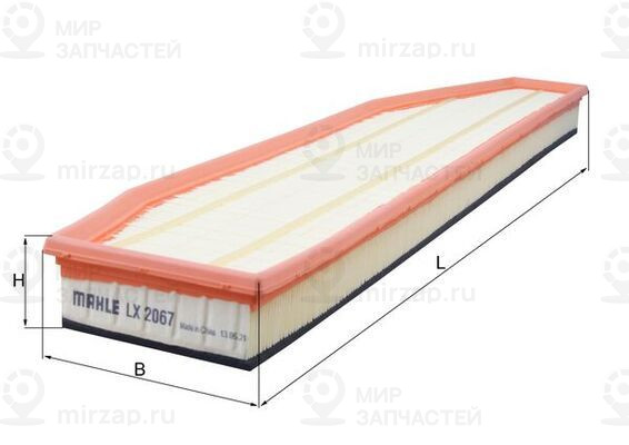 Запчасть MAHLE LX2067