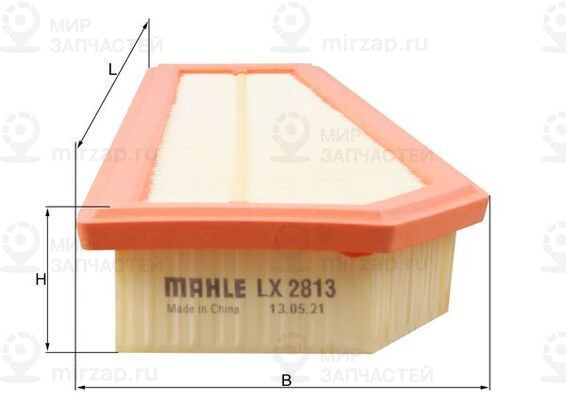 Воздушный фильтр MAHLE LX2813
