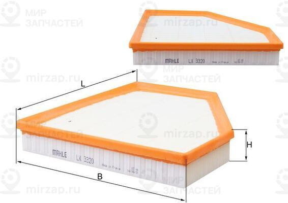 Воздушный фильтр MAHLE LX3320