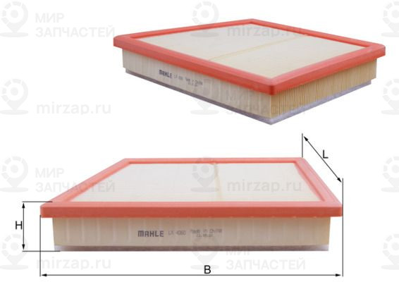 Воздушный фильтр MAHLE LX4060