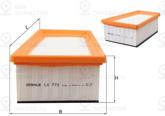 Воздушный фильтр MAHLE LX773