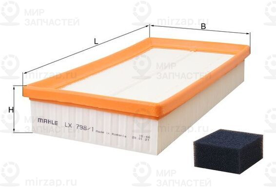 Запчасть MAHLE LX7981