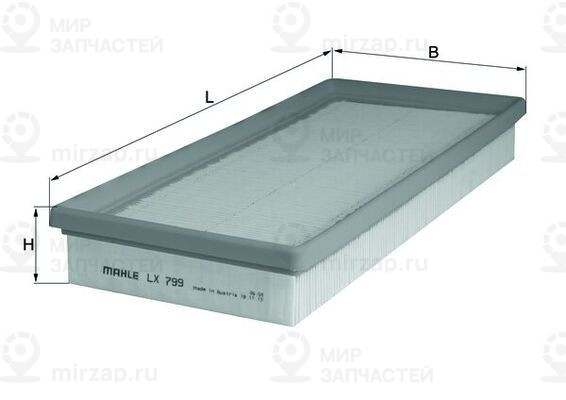 Запчасть MAHLE LX799