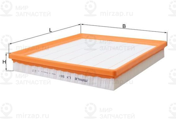 Воздушный фильтр MAHLE LX981