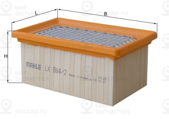 Запчасть MAHLE LX9842