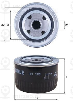 Запчасть MAHLE OC102