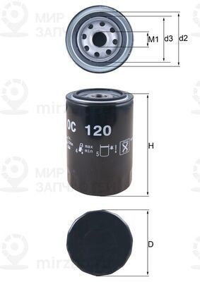 Запчасть MAHLE OC120