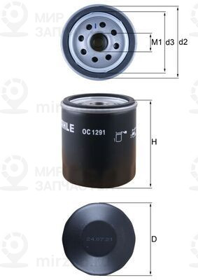 Запчасть MAHLE OC1291