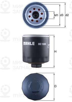 Запчасть MAHLE OC1539