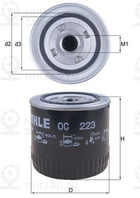 Запчасть MAHLE OC223