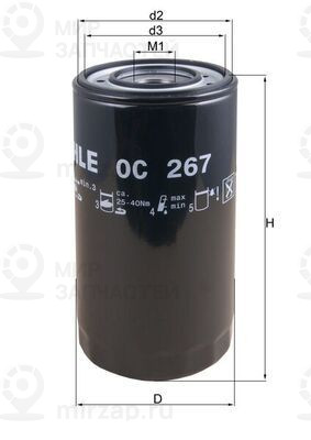 Запчасть MAHLE OC267