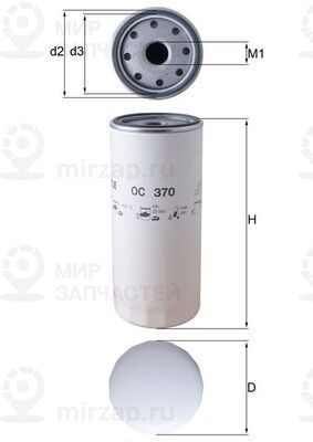 Запчасть MAHLE OC370