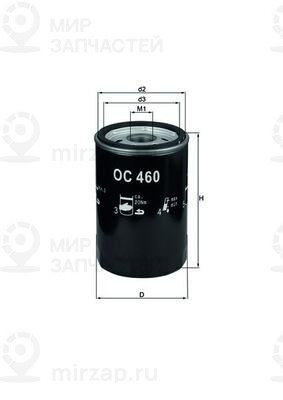 Запчасть MAHLE OC460