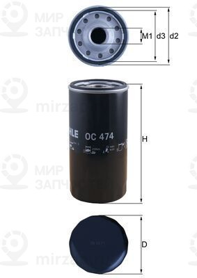 Запчасть MAHLE OC474