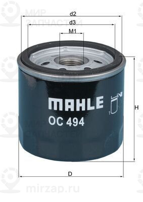 Запчасть MAHLE OC494