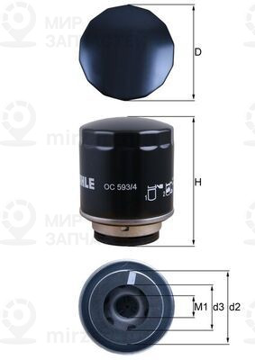 Запчасть MAHLE OC5934