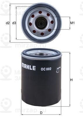 Запчасть MAHLE OC602