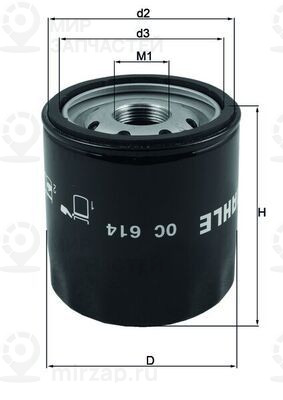 Запчасть MAHLE OC614