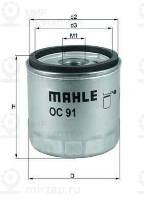 Запчасть MAHLE OC91