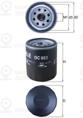 Запчасть MAHLE OC983