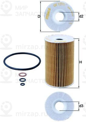 Запчасть MAHLE OX1271D