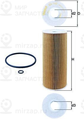 Запчасть MAHLE OX143D