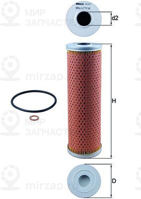 Запчасть MAHLE OX147D