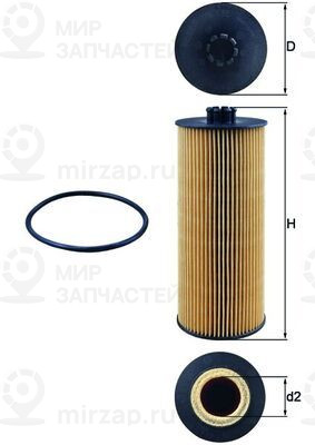 Запчасть MAHLE OX155D