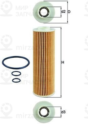 Запчасть MAHLE OX1835D