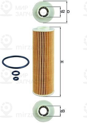 Запчасть MAHLE OX1835D1