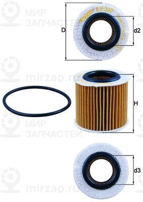 Запчасть MAHLE OX360D