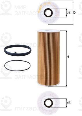 Запчасть MAHLE OX381D