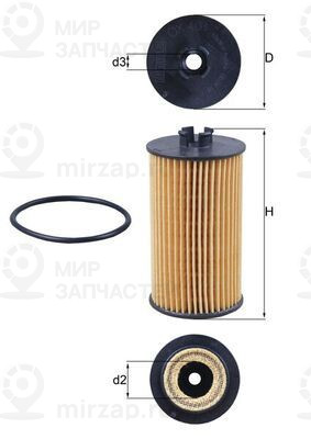 Запчасть MAHLE OX401D