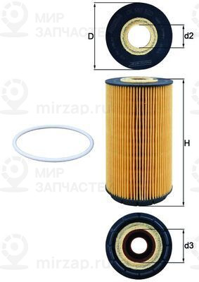 Запчасть MAHLE OX557D