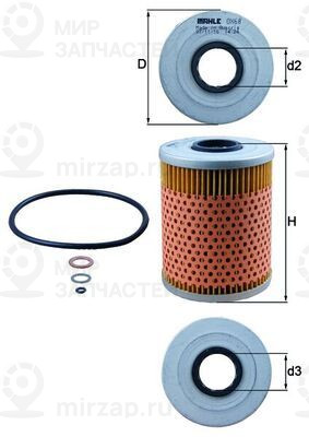 Запчасть MAHLE OX68D