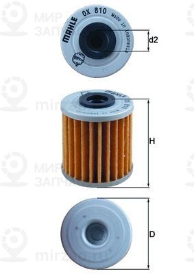 Запчасть MAHLE OX810
