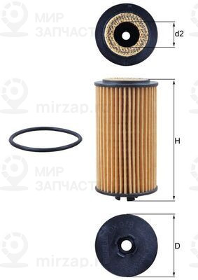 Запчасть MAHLE OX978D