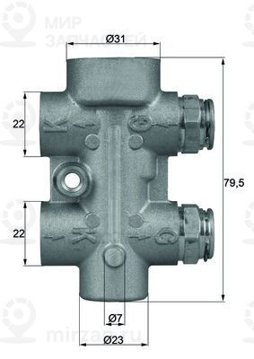 Запчасть MAHLE TO880