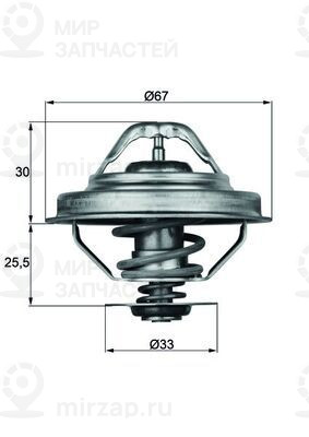 Запчасть MAHLE TX2892D