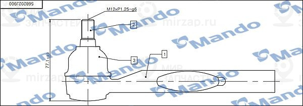 Запчасть MANDO DSA020529