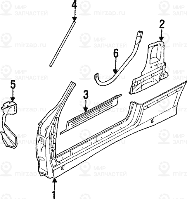 Запчасть BMW 41218191125