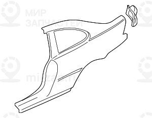 Крыло Л Зд
 BMW 41218243099