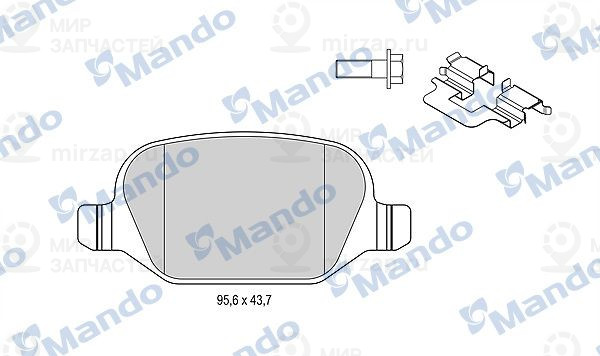 Запчасть MANDO MBF015171