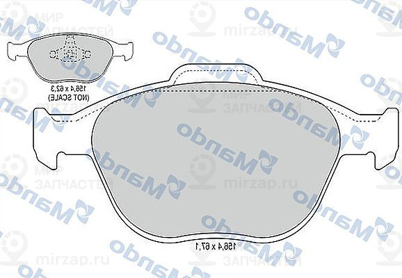 Запчасть MANDO MBF015182