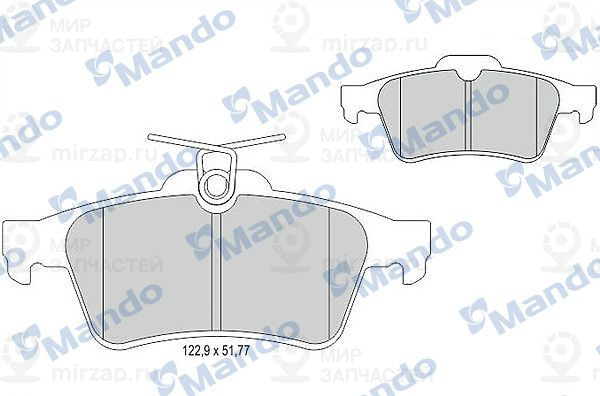 Запчасть MANDO MBF015203