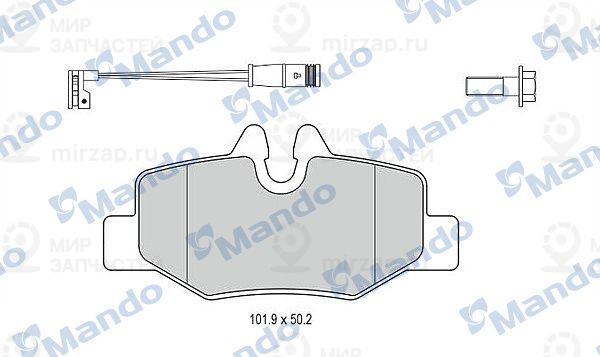 Запчасть MANDO MBF015209