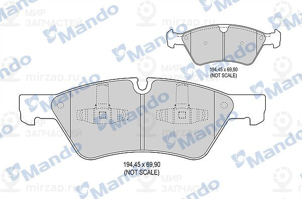 Запчасть MANDO MBF015224